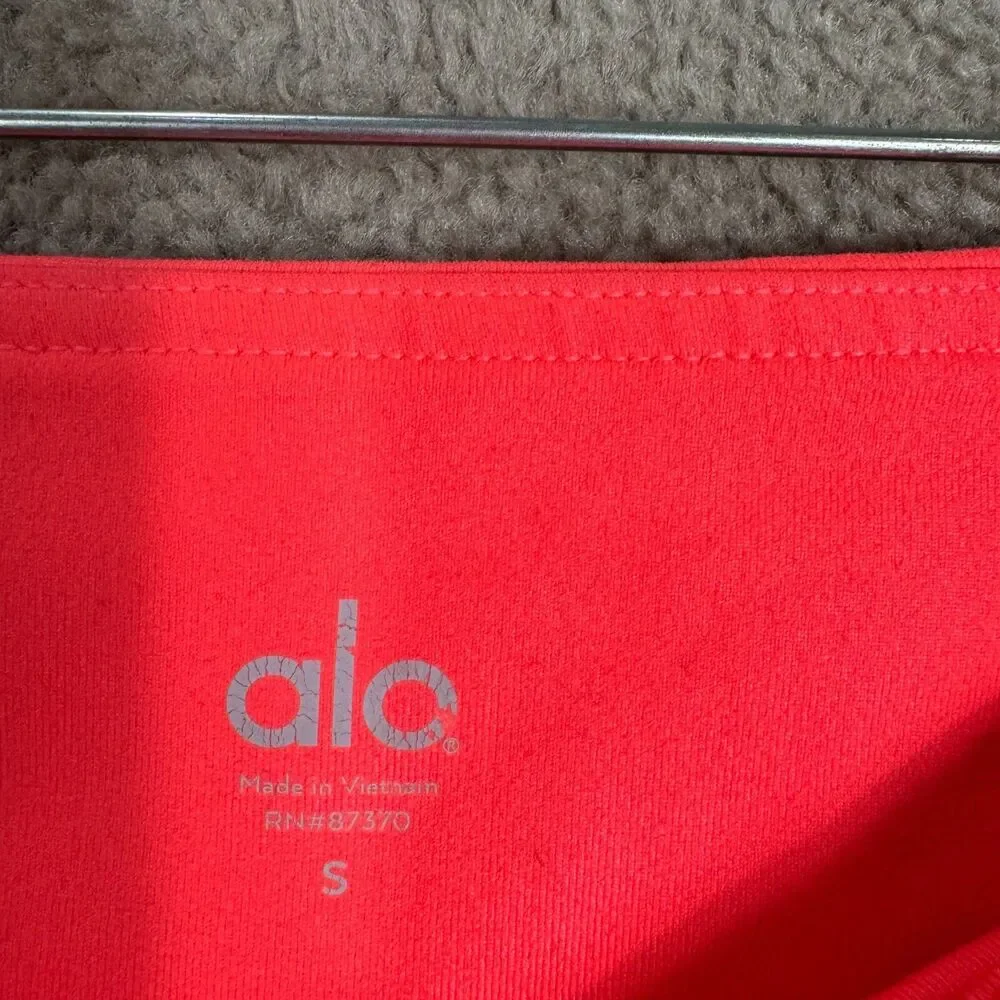 Alo Yoga Goddess Legging Womens Small Vapor Python Ribbed Colorblock Gym Workout